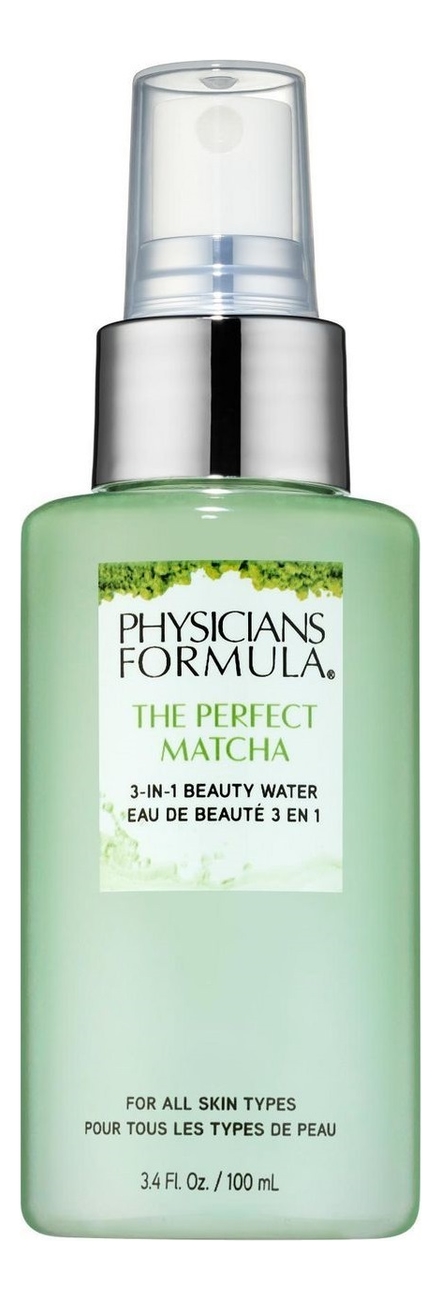 Фиксирующий спрей 3 в 1 The Perfect Matcha Beauty Water 100мл physicians formula the perfect matcha 3 in 1 beauty water