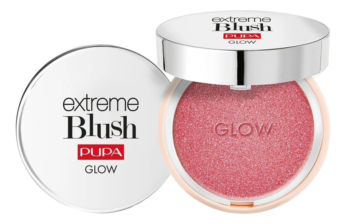 

Компактные румяна с эффектом мерцания Extreme Blush Glow 4г: 200 Малина, Компактные румяна с эффектом мерцания Extreme Blush Glow 4г