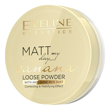 Eveline Транспарентная матирующая пудра для лица Matt My Day Loose Powder 6г