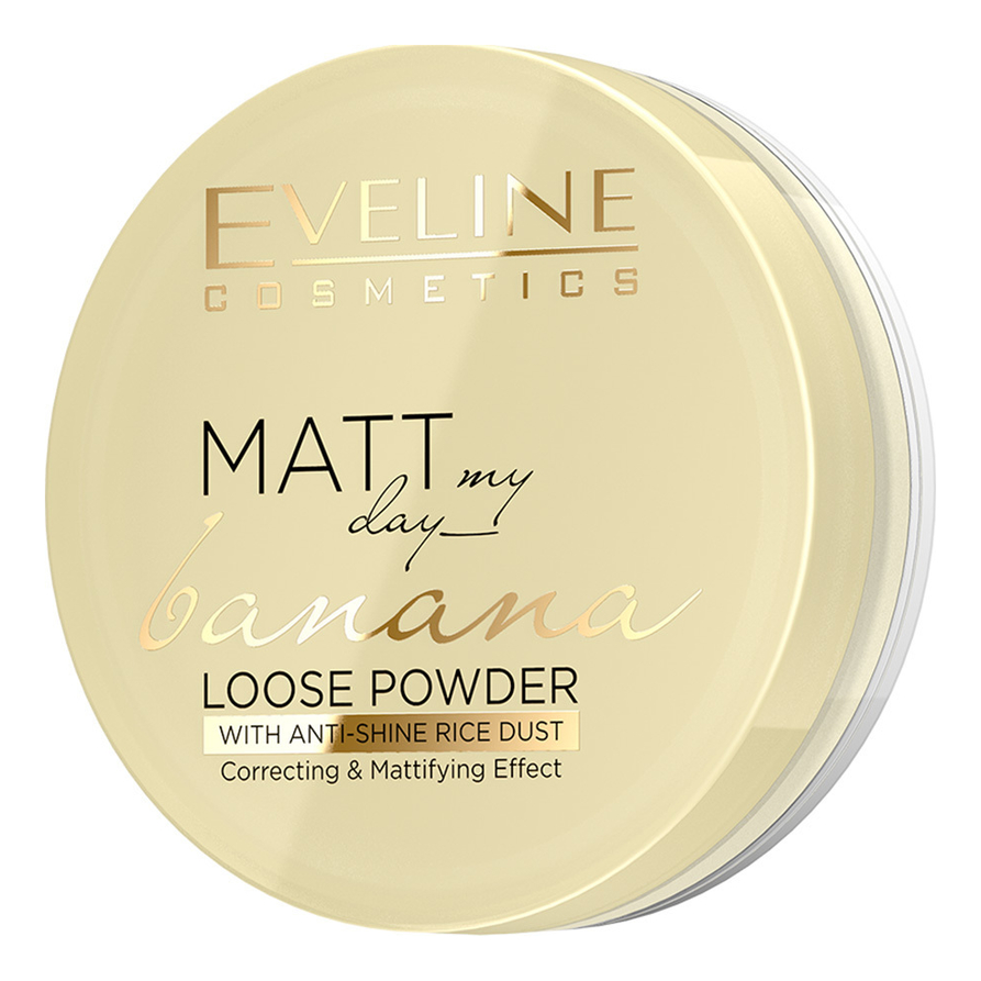 

Транспарентная матирующая пудра для лица Matt My Day Loose Powder 6г: Banana, Транспарентная матирующая пудра для лица Matt My Day Loose Powder 6г