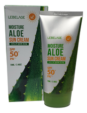 Lebelage Солнцезащитный крем для лица Moisture Aloe Sun Cream SPF50+ PA+++ 70мл