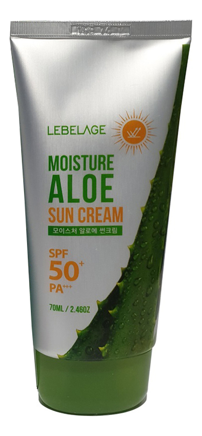 

Солнцезащитный крем для лица Moisture Aloe Sun Cream SPF50+ PA+++ 70мл