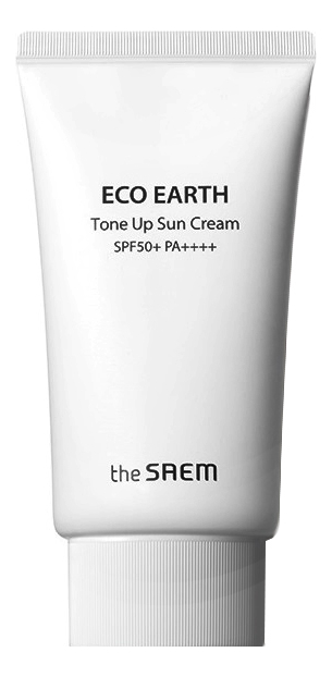 

Крем для лица солнцезащитный Eco Earth Tone Up Sun Cream SPF50+ PA++++ 50г