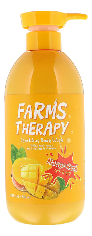 

Гель для душа с экстрактом манго Farms Therapy Sparkling Body Wash Mango Rush 700мл