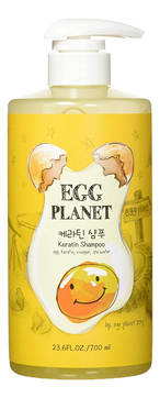 Кератиновый шампунь для волос Egg Planet Keratin Shampoo 700мл