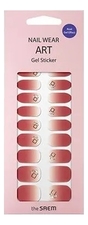 The Saem Наклейки для ногтей Nail Wear Art Gel Sticker 24шт