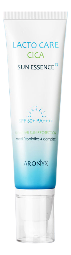 

Солнцезащитная эссенция с лактобактериями Aronyx Lacto Care Cica Sun Essence SPF50+ PA++++ 50мл