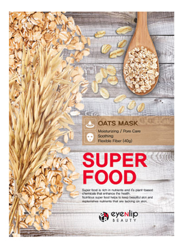 Тканевая маска для лица с экстрактом овсянки Super Food Oats Mask 23мл