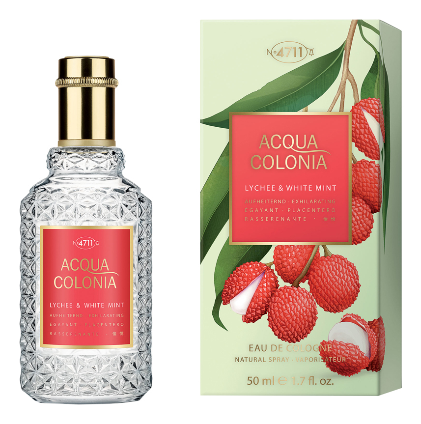 4711 Acqua Colonia Lychee & White Mint: одеколон 50мл