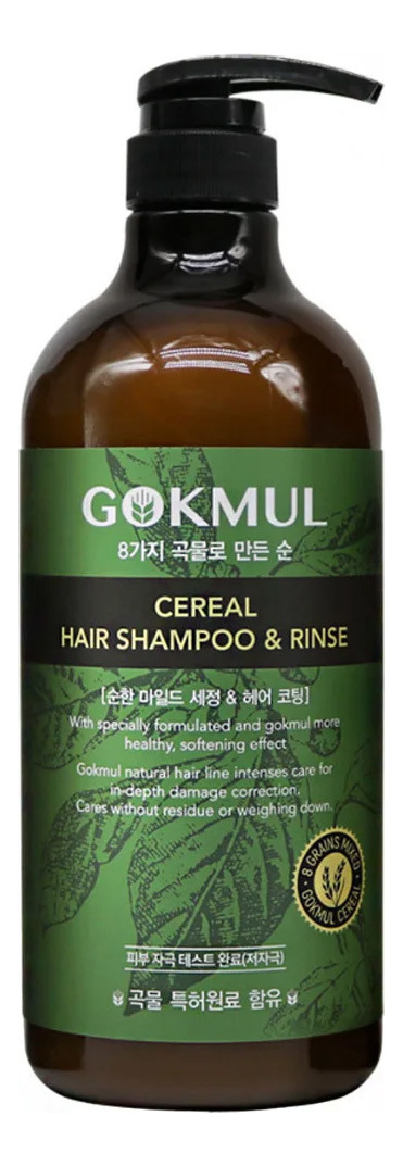 

Шампунь-кондиционер для волос с экстрактом злаков Cereal Shampoo & Rinse: Шампунь-кондиционер 1000мл, Шампунь-кондиционер для волос с экстрактом злаков Cereal Shampoo & Rinse