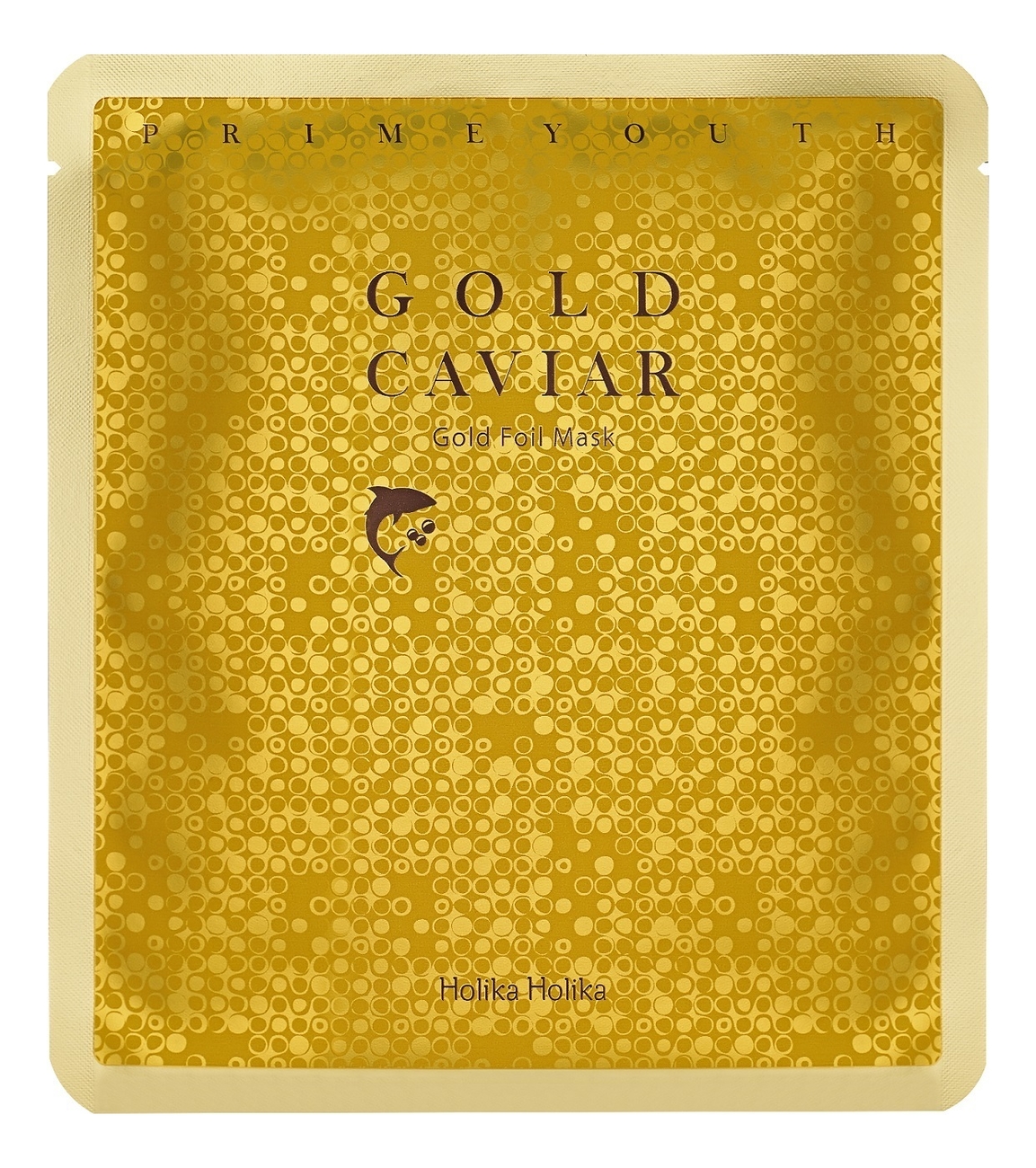 

Антивозрастная тканевая маска для лица с золотом Prime Youth Gold Caviar Gold Foil Mask 25мл