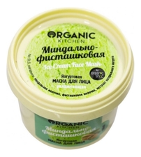 Organic Shop Йогуртовая маска для лица Миндально-фисташковая Organic Kitchen 100мл