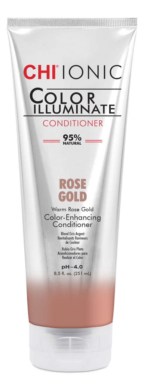 цена Оттеночный кондиционер для волос Ionic Color Illuminate 251мл: Rose Gold