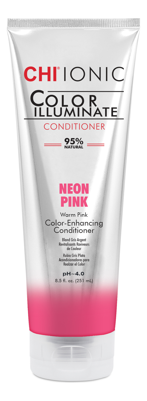 

Оттеночный кондиционер для волос Ionic Color Illuminate 251мл: Neon Pink, Оттеночный кондиционер для волос Ionic Color Illuminate 251мл