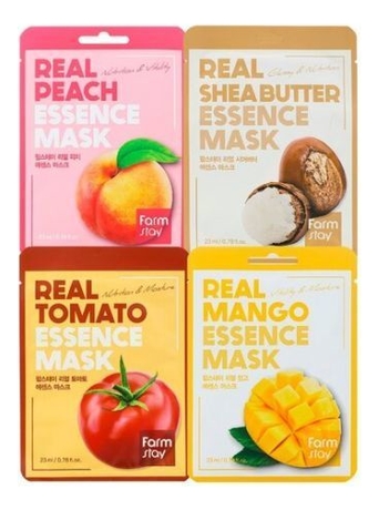 

Набор тканевых масок Витаминный заряд Real Essence Mask 4*23мл