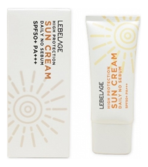 Солнцезащитный крем для лица High Protection Daily No Sebum Sun Cream SPF50+ PA+++ 30мл lebelage крем солнцезащитный ежедневный high protection no sebum sun cream spf50 pa 30мл