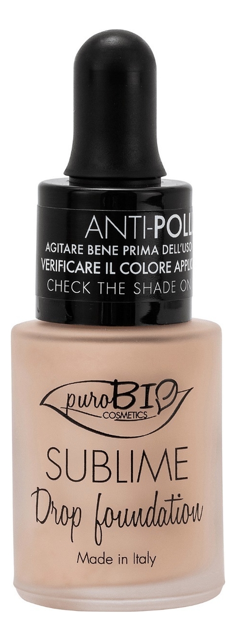 

Жидкая тональная основа для лица Sublime Drop Foundation 15мл: No 00, Жидкая тональная основа для лица Sublime Drop Foundation 15мл