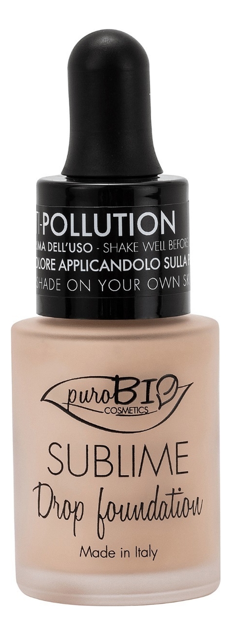 

Жидкая тональная основа для лица Sublime Drop Foundation 15мл: No 00Y, Жидкая тональная основа для лица Sublime Drop Foundation 15мл