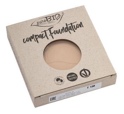 Компактная тональная основа для лица Compact Foundation 9г: No 02 (запасной блок) компактная тональная основа для лица compact foundation 9г no 01 запасной блок