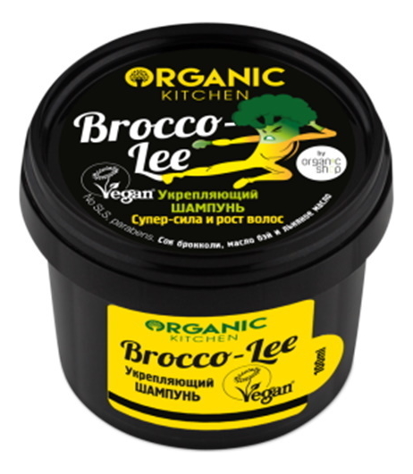 

Укрепляющий шампунь для волос Organic Kitchen Brocco-Lee 100мл
