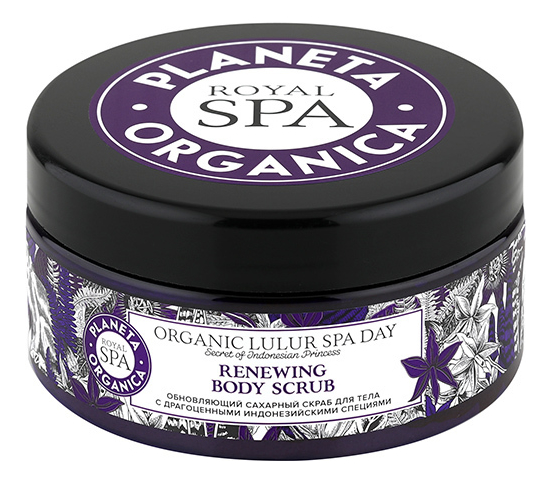 

Сахарный скраб для тела Обновляющий Organic Lulur Spa Day Renewing Body Scrub 380г