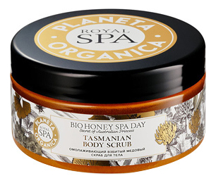 Медовый скраб для тела Омолаживающий Bio Honey Spa Day Tasmanian Body Scrub 500г