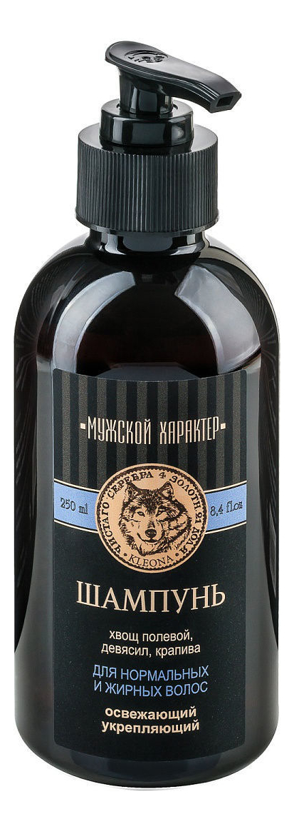 

Шампунь для волос с экстрактом хвоща Мужской характер 250мл