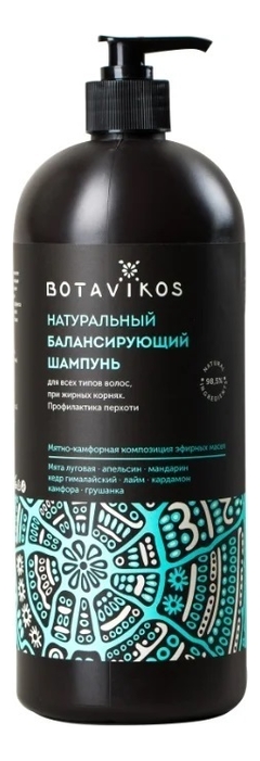 Натуральный балансирующий шампунь для волос: Шампунь 1000мл