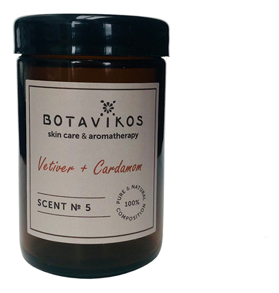 

Натуральная массажная аромасвеча Ветивер-Кардамон Natural Massage Aroma Candle 90г