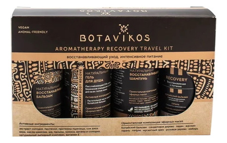 

Набор для волос и тела Aromatherapy Recovery Travel Kit (шампунь 50мл + бальзам 50мл + гель 50мл + масло 50мл)