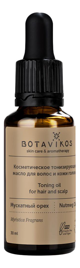 

Косметическое тонизирующее масло для волос и кожи головы Мускатный орех Myristica Fragrans 30мл