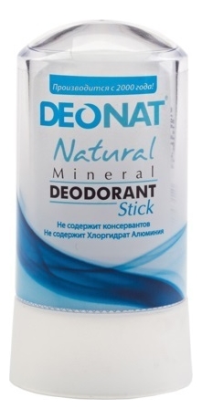 

Дезодорант-кристалл Natural Mineral Deodorant Stick: Дезодорант 60г, Дезодорант-кристалл Natural Mineral Deodorant Stick