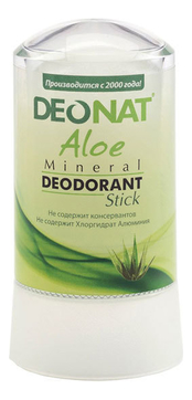 Дезодорант-кристалл с экстрактом алоэ вера Aloe Mineral Deodorant Stick
