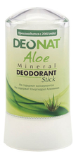 DEONAT Дезодорант-кристалл с экстрактом алоэ вера Aloe Mineral Deodorant Stick