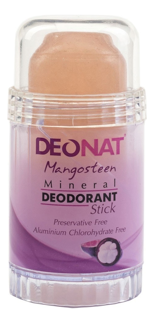Дезодорант-кристалл с соком мангостина Mangosteen Mineral Deodorant Stick: Дезодорант 80г deonat mangosteen mineral deodorant stick 100 gm