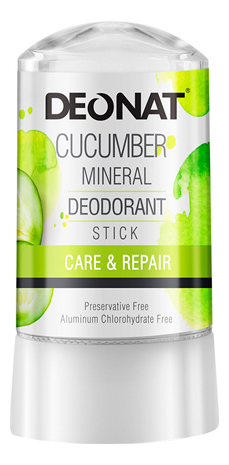 Дезодорант-кристалл с экстрактом огурца Cucumber Mineral Deodorant Stick: Дезодорант 60г