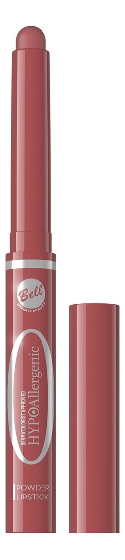 

Пудровая помада для губ Hypoallergenic Powder Lipstick 1,6г: No 02, Пудровая помада для губ Hypoallergenic Powder Lipstick 1,6г