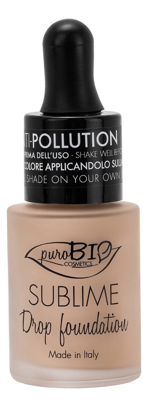 

Жидкая тональная основа для лица Sublime Drop Foundation 15мл: No 02Y, Жидкая тональная основа для лица Sublime Drop Foundation 15мл