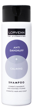 Lorvenn Успокаивающий шампунь для волос от перхоти Anti Dandruff + Calming Shampoo 200мл