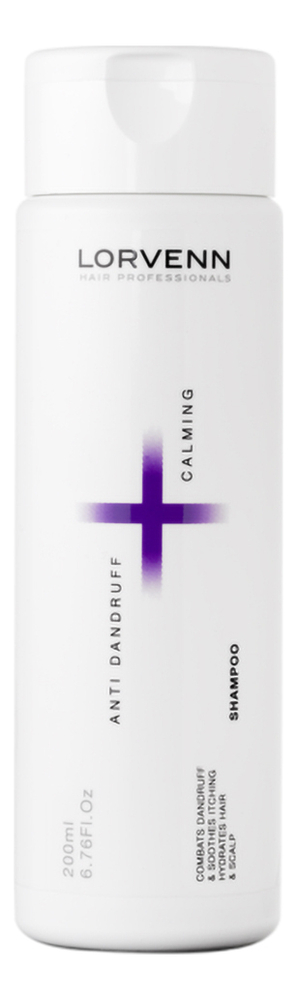 

Успокаивающий шампунь для волос от перхоти Anti Dandruff + Calming Shampoo 200мл