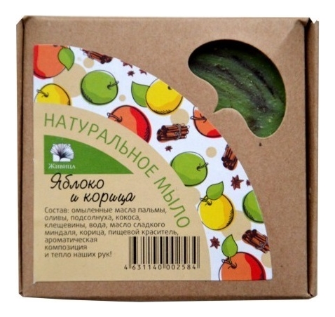 

Натуральное мыло Яблоко и корица 120г