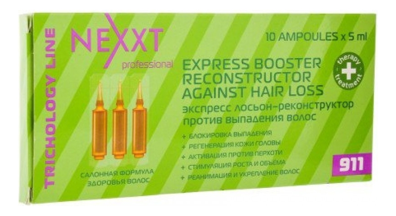 

Экспресс лосьон-реконструктор против выпадения волос Express Booster 10*5мл