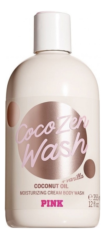 

Гель-крем для душа с кокосовым маслом и ароматом ванили Pink Coco Zen Wash Coconut Oil 355мл
