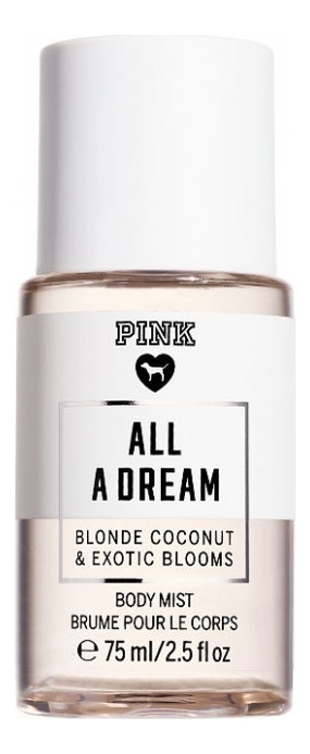 

Парфюмерный спрей для тела Pink All A Dream Mist Body: Спрей 75мл, Парфюмерный спрей для тела Pink All A Dream Mist Body