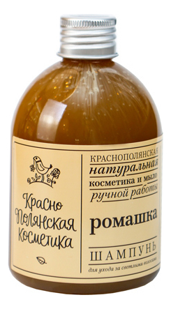 

Шампунь для ухода за светлыми волосами Ромашка 250мл