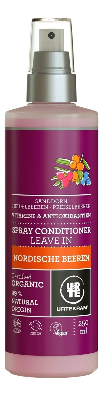 

Спрей-кондиционер для волос с экстрактом северных ягод Organic Nordic Berries Leave-In Spray Conditioner 250мл