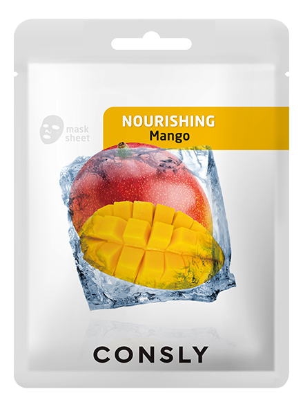 

Питательная тканевая маска для лица с экстрактом манго Mango Nourishing Mask Pack 20мл: Маска 1шт, Питательная тканевая маска для лица с экстрактом манго Mango Nourishing Mask Pack 20мл