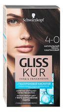 Gliss Kur Стойкая краска для волос с гиалуроновой кислотой Уход & Увлажнение 135мл
