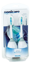 PHILIPS Сменная насадка для электрической зубной щетки Sonicare E-Series HX7002/20 2шт