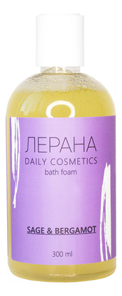 

Успокаивающая пена для ванны Bath Foam Sage & Bergamot 300мл